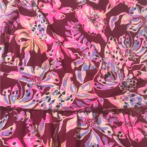 Lilly Pulitzer Parigi Romper Tropical Cherry - Picture 9 of 9